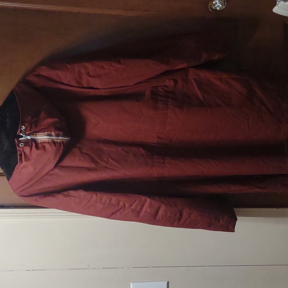 Vintage Sears chore Barn jacket coat blanket lined LG long trench 60s workwear - Picture 6 of 14